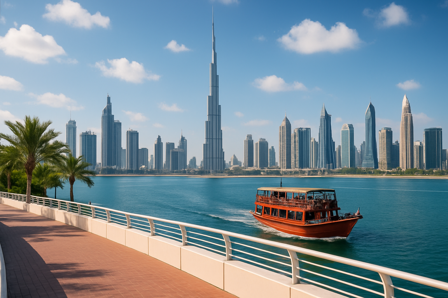 Dubai skyline city tour