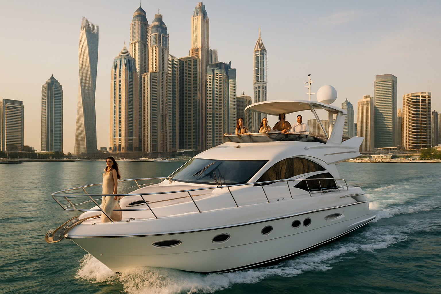 Luxury Yacht Tour in Dubai Marina